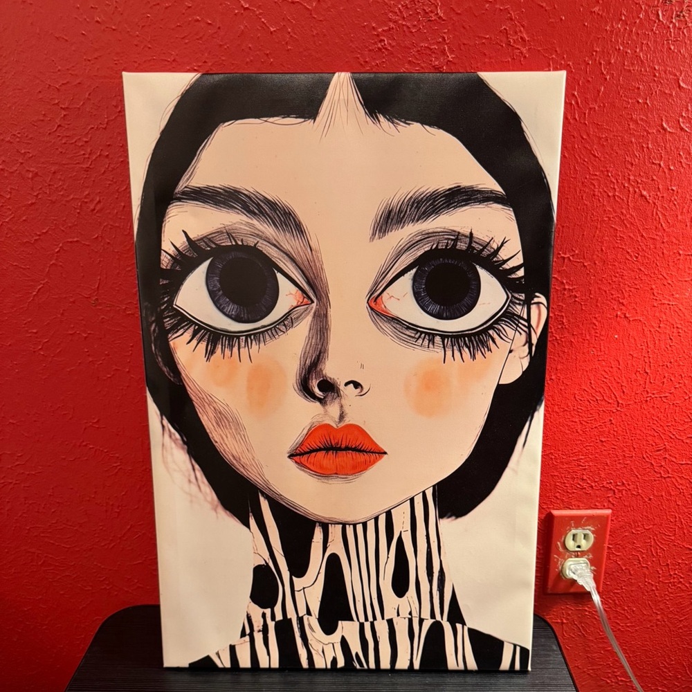 Modern Art Canvas with Bold Colors